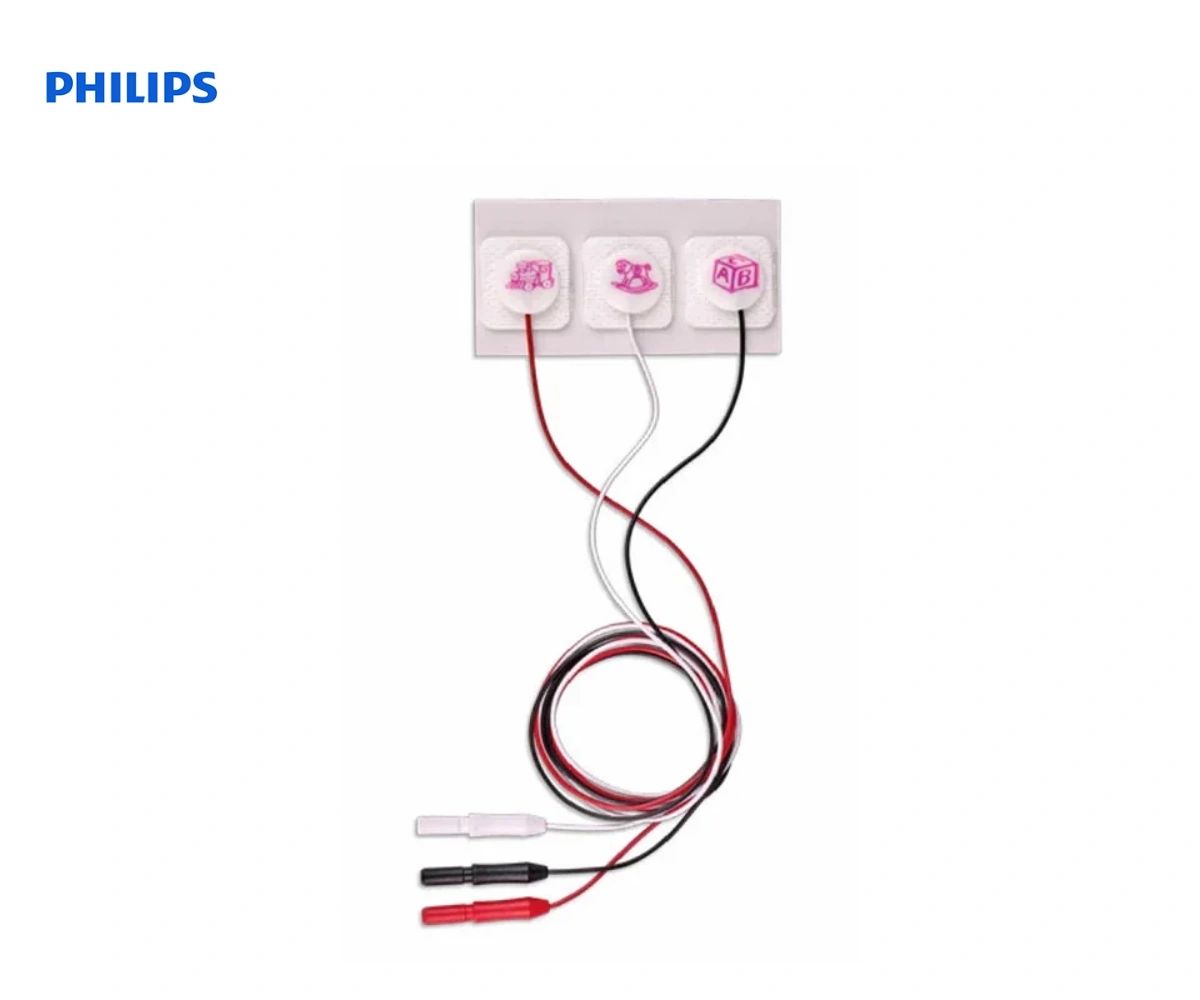 ЭКГ электроды PHILIPS 989803100541 для детей 22Х22 твердый гель