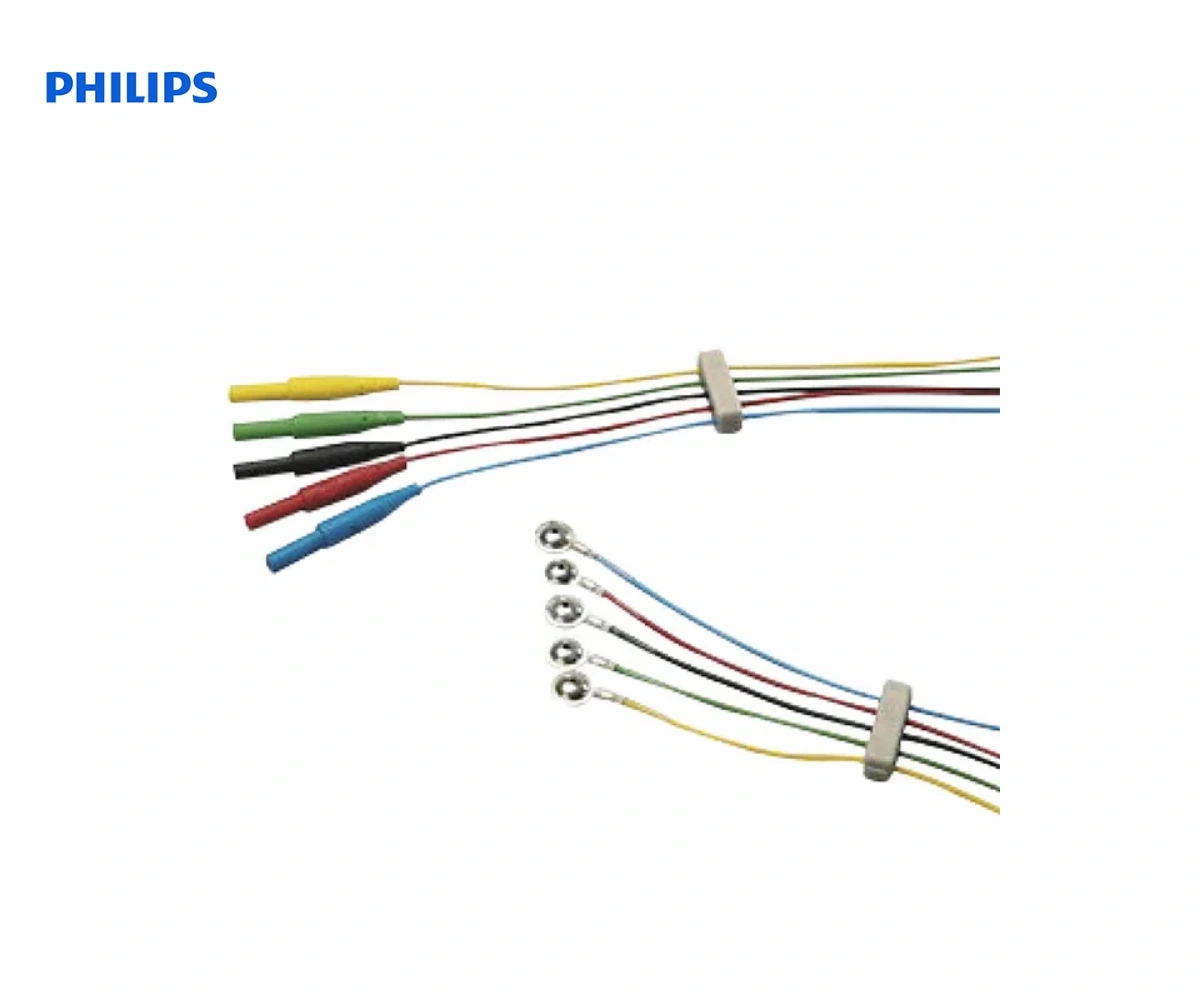Кабель ээг PHILIPS M1931A 5 отведений 80 см многоразовый
