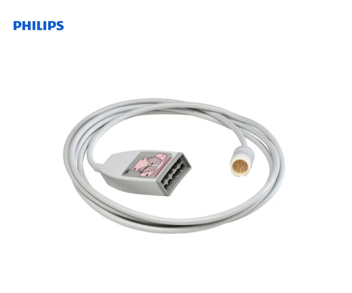 Магистральный кабель ЭКГ PHILIPS 5+5 2.7М M1949A