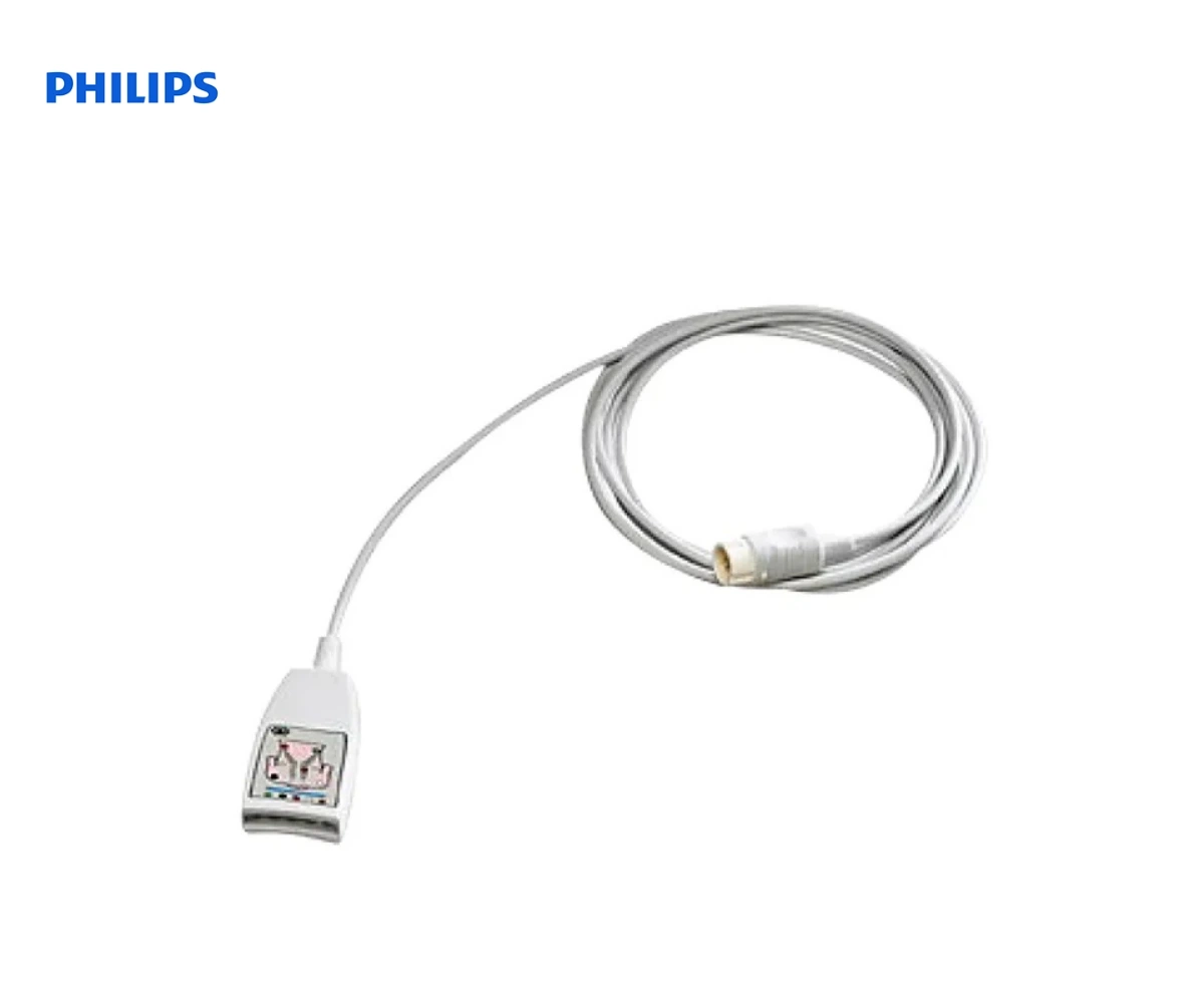 Магистральный кабель ЭКГ PHILIPS 5-отведений 2.7 м M1668A