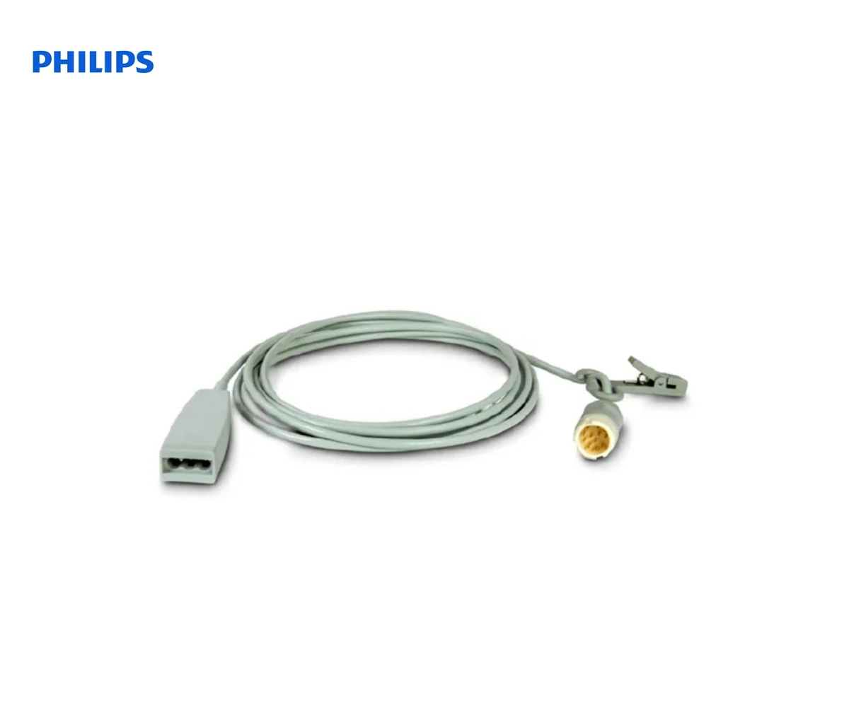 Магистральный кабель ЭКГ PHILIPS 3-отведения 2.7 м M1669A