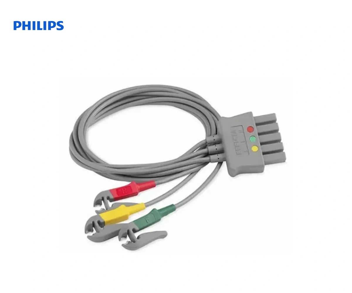 Набор ЭКГ-отведений PHILIPS EFFICIA 3 граббер IEC