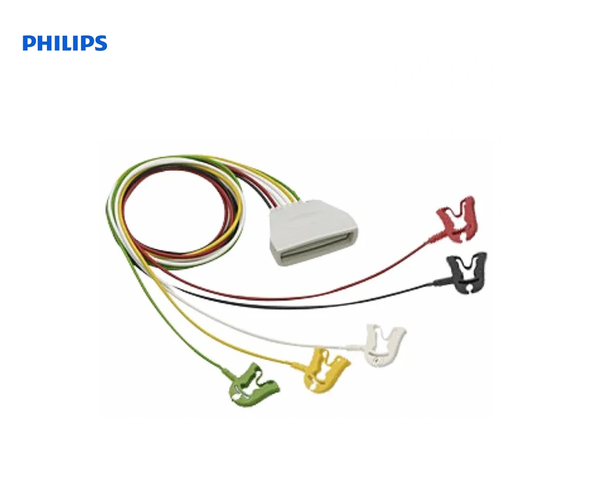 Телеметрический кабель ЭКГ PHILIPS на 5 отведений