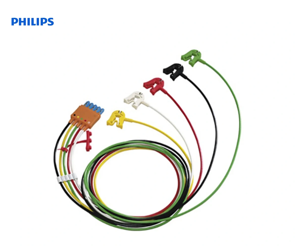 Набор ЭКГ проводов PHILIPS 5 отведений M1974A для ор