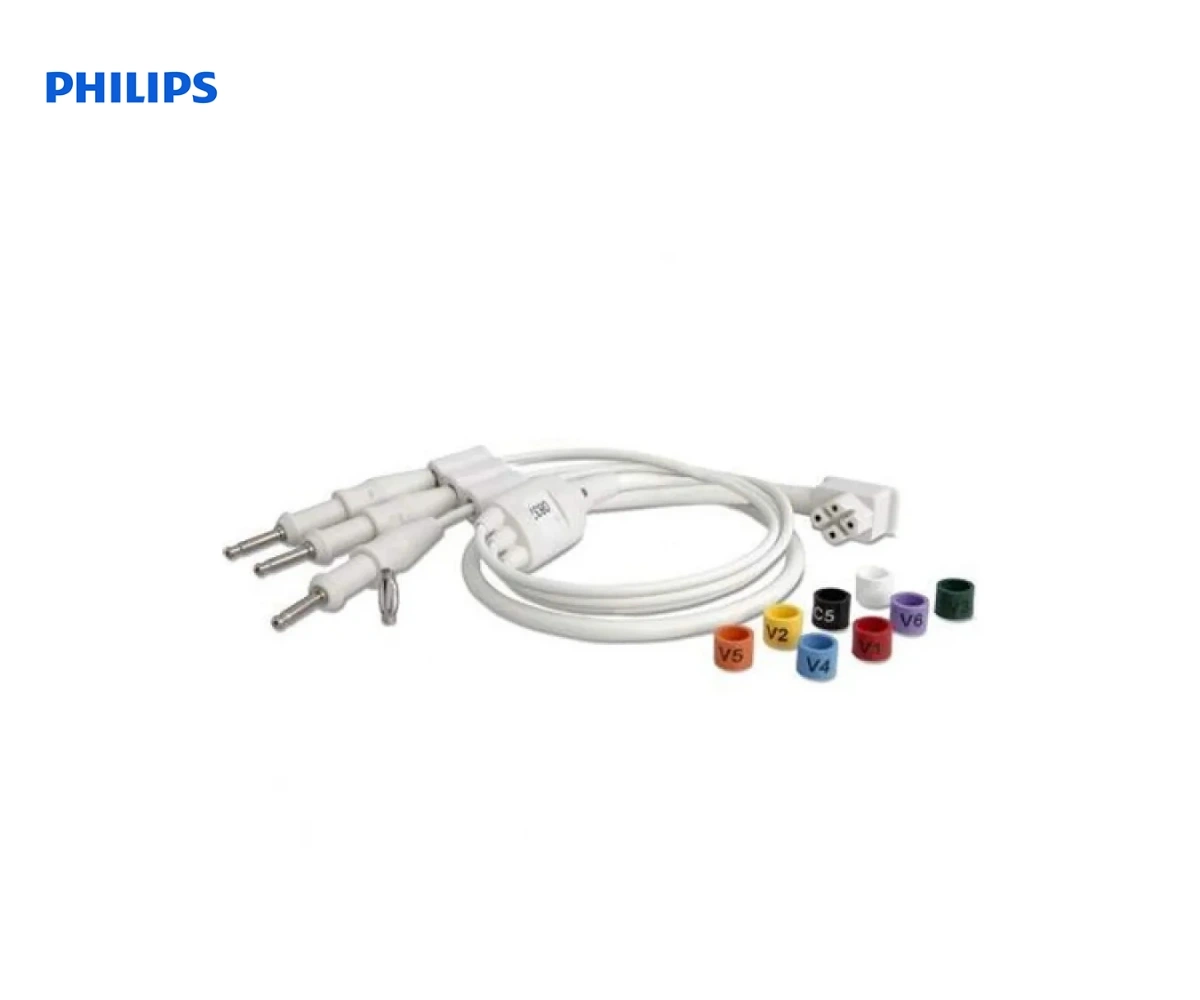 Комплект ЭКГ кабелей PHILIPS 3 отведения 989803151671