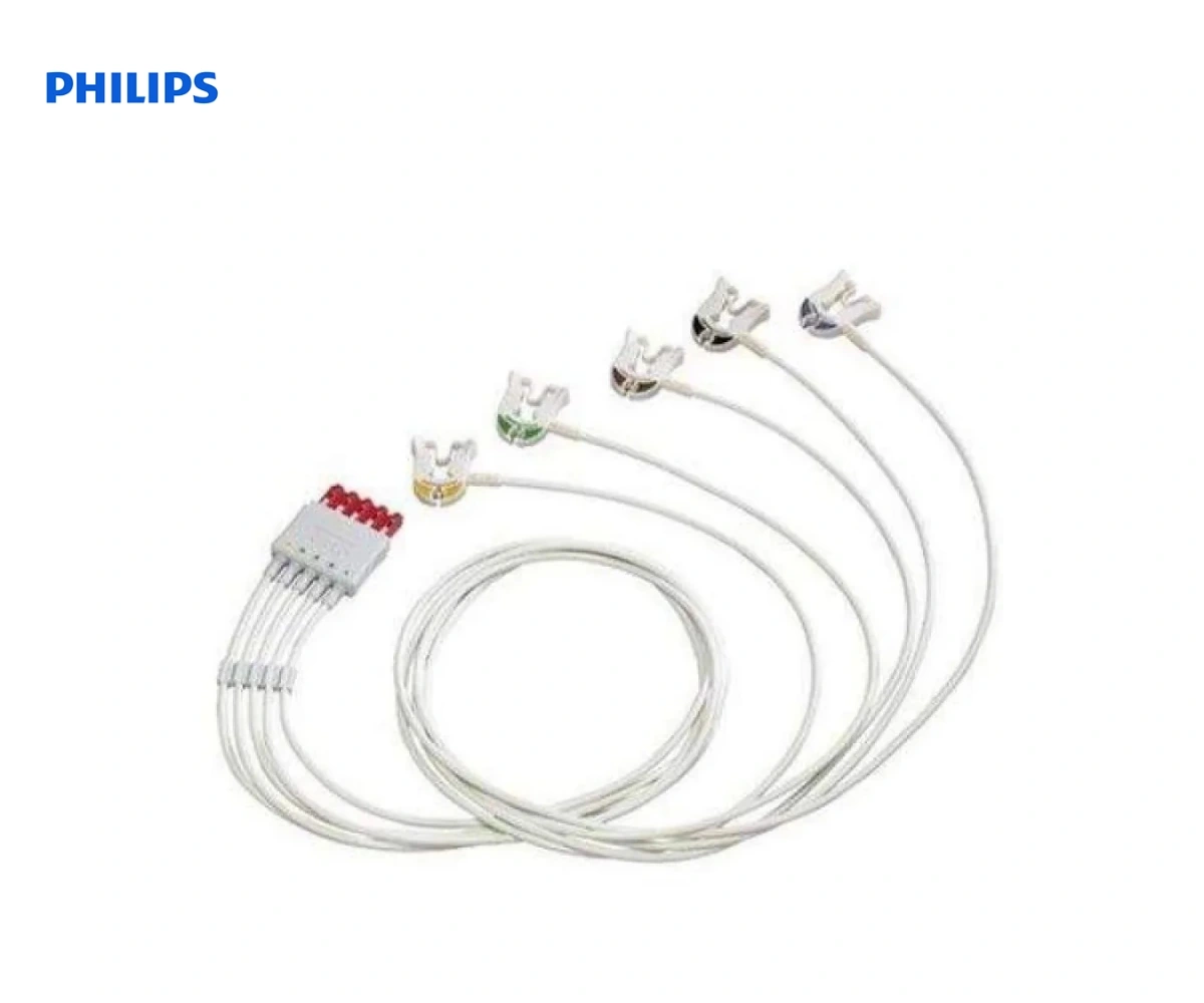 Набор грудных ЭКГ проводов PHILIPS M1978A 5 отведений