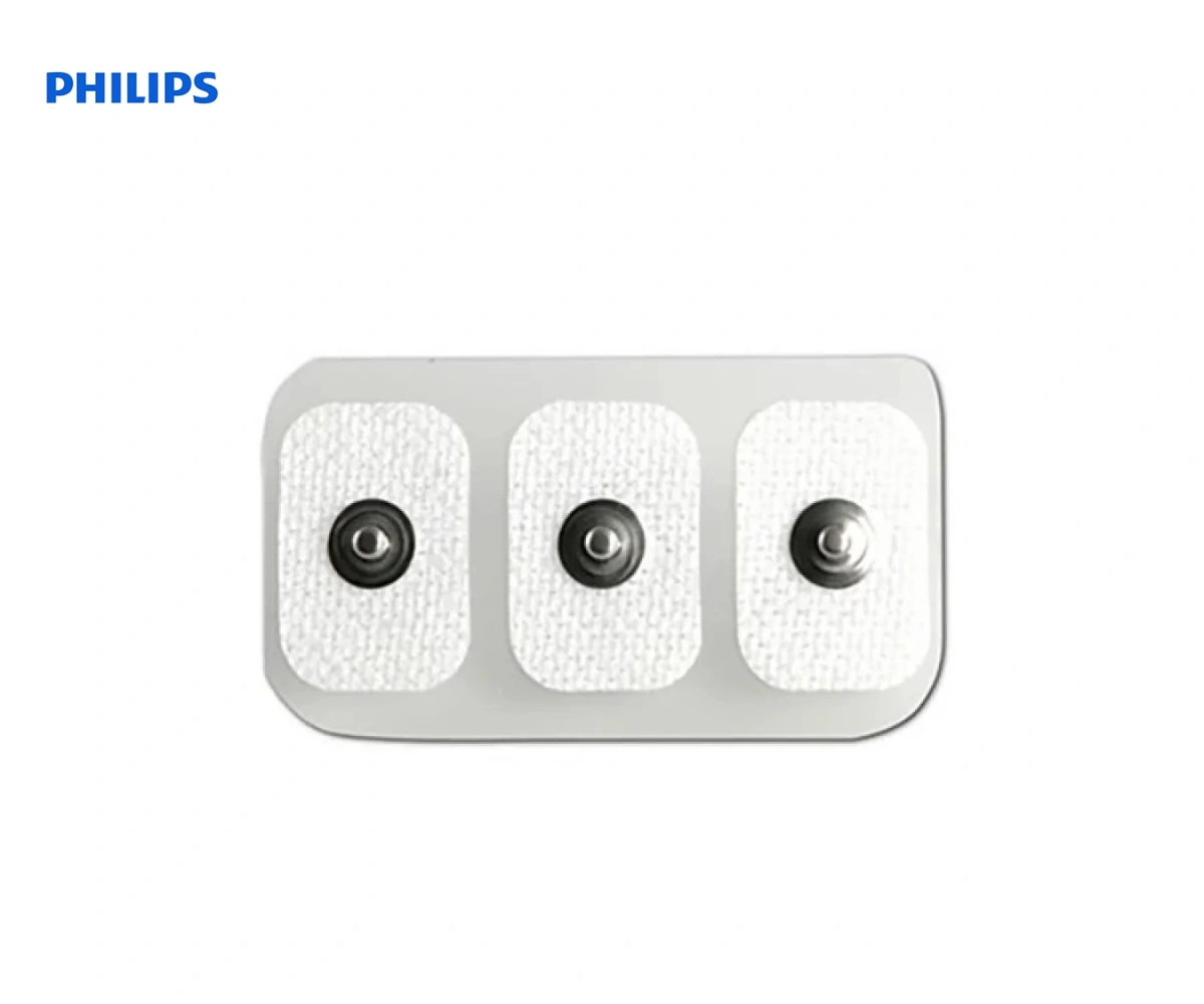 ЭКГ электроды PHILIPS 13951C 22X33 мм для детей твердый гель