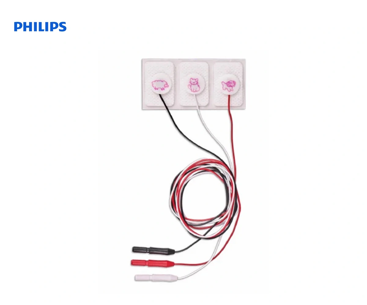 ЭКГ электроды PHILIPS 989803100501 для детей с проводами