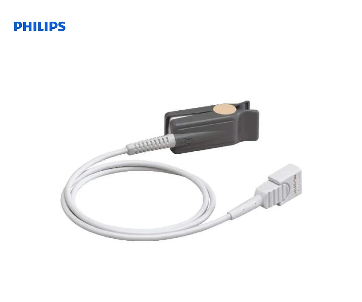 Многоразовый SPO2 датчик-клипса PHILIPS M1196A/T