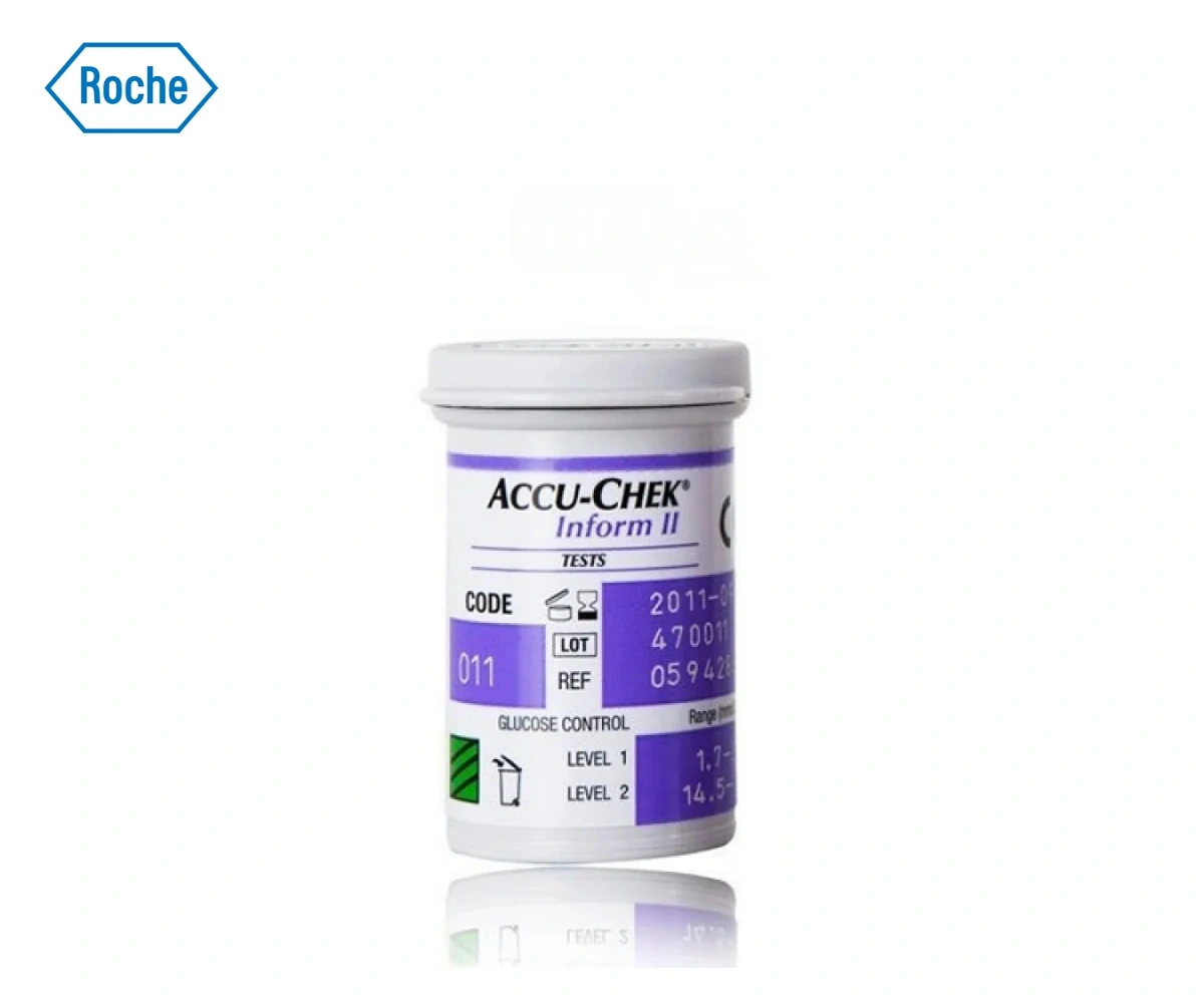 Тест-полоски для определения уровня глюкозы ACCU CHEK INFORM II (ACCU CHEK INFORM II EU2) — вид 2