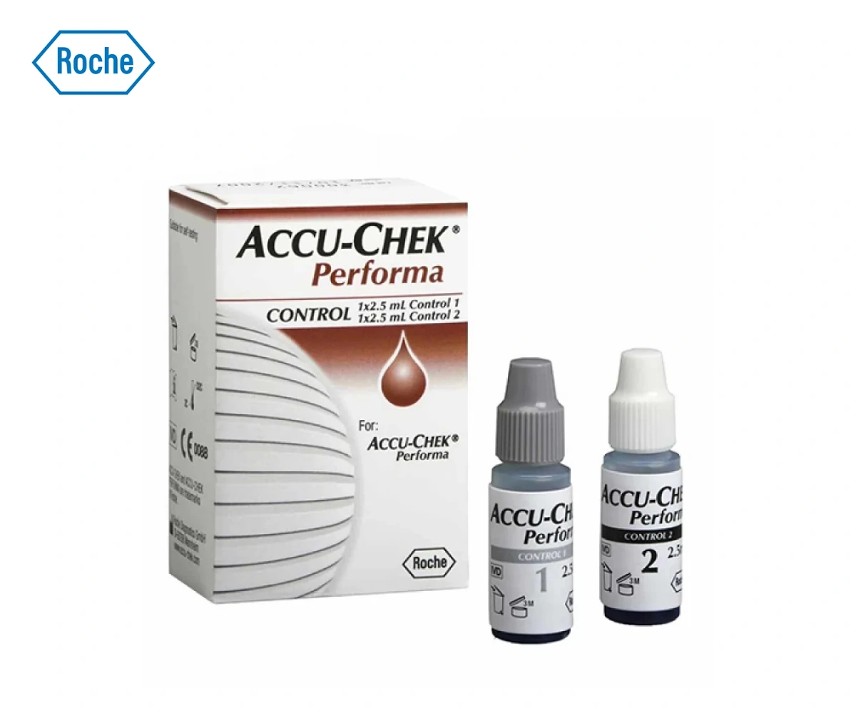Контрольные растворы для ACCU CHEK INFORM II (ACCU-CHEK PERFORMA CONTROLS)