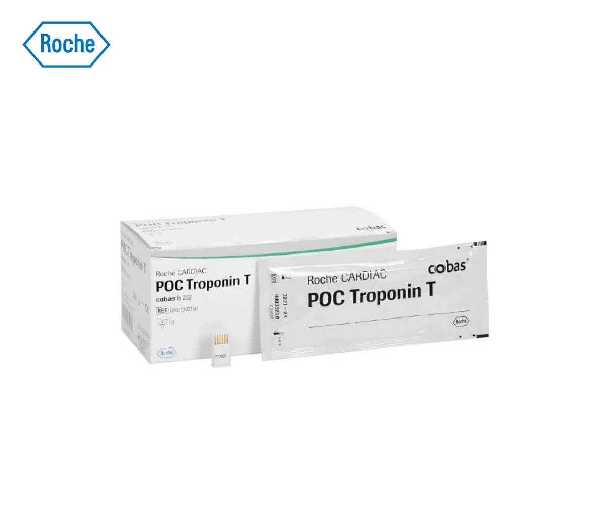 Тест-полоски для количественного определения тропонина т COBAS H 232 (ROCHE CARDIAC POC TROPONIN T)