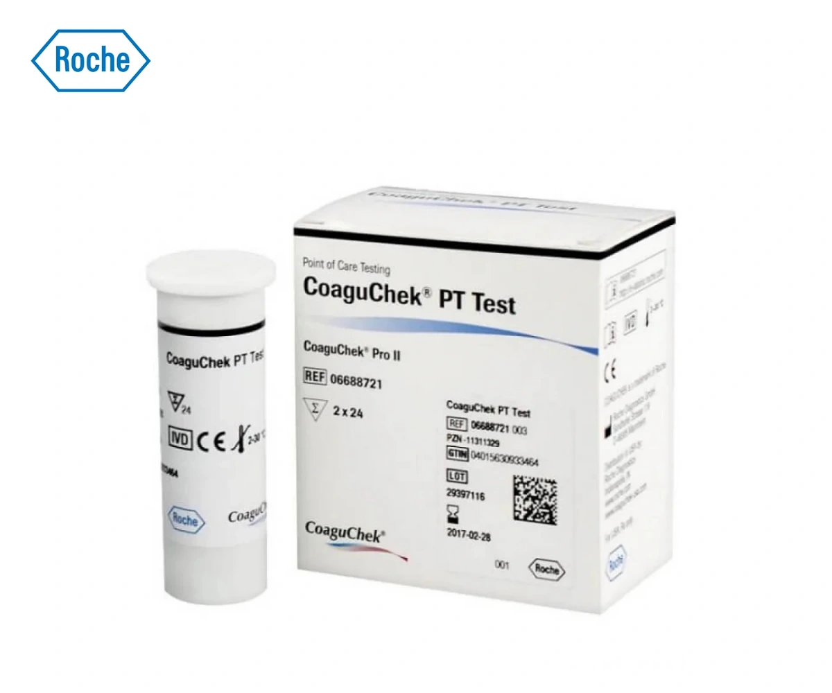 Тест-полоски для определения птв COAGUCHEK PRO II (COAGUCHEK PT TEST)