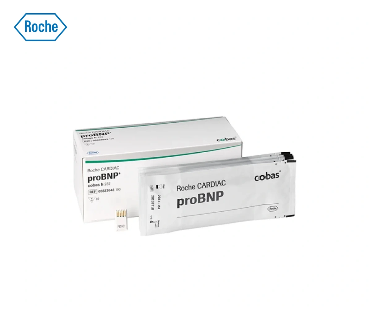 Тест-полоски для количественного определения NT-PRO BNP COBAS H 232 (ROCHE CARDIAC PRO BNP) — вид 2