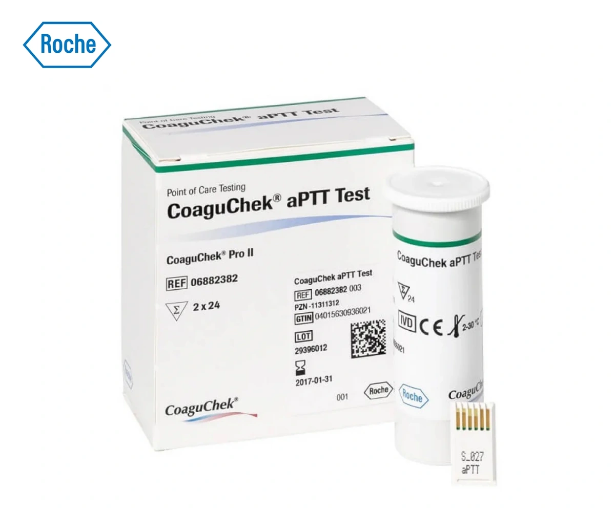 Тест-полоски для определения ачтв COAGUCHEK PRO II (COAGUCHEK APTT TEST)