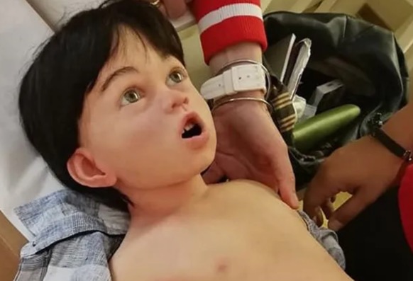 Манекен ребенка 7-10 лет для отработки реанимационной помощи